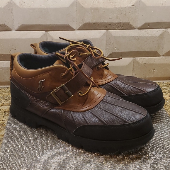 Polo ralph lauren men's dover iii rugged duck boots Clearance
